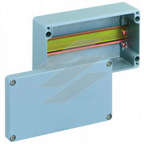 Корпус ALR 2212-L (220х120х81мм), алюміній, з DIN-рейкою, гладкі стінки, IP66, Spelsberg